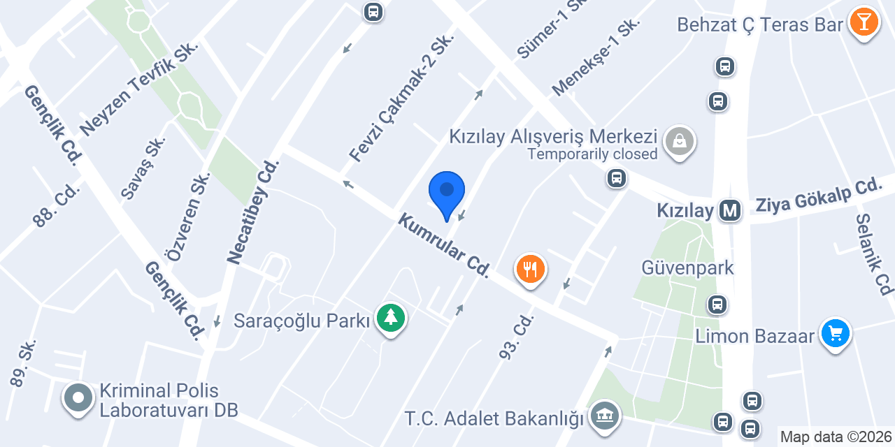 Renkli Bahçe Kafe konumu