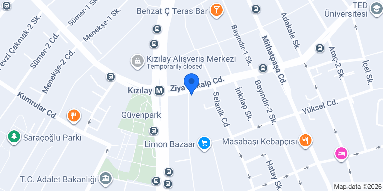 Eksen Turizm Seyahat Acentası konumu