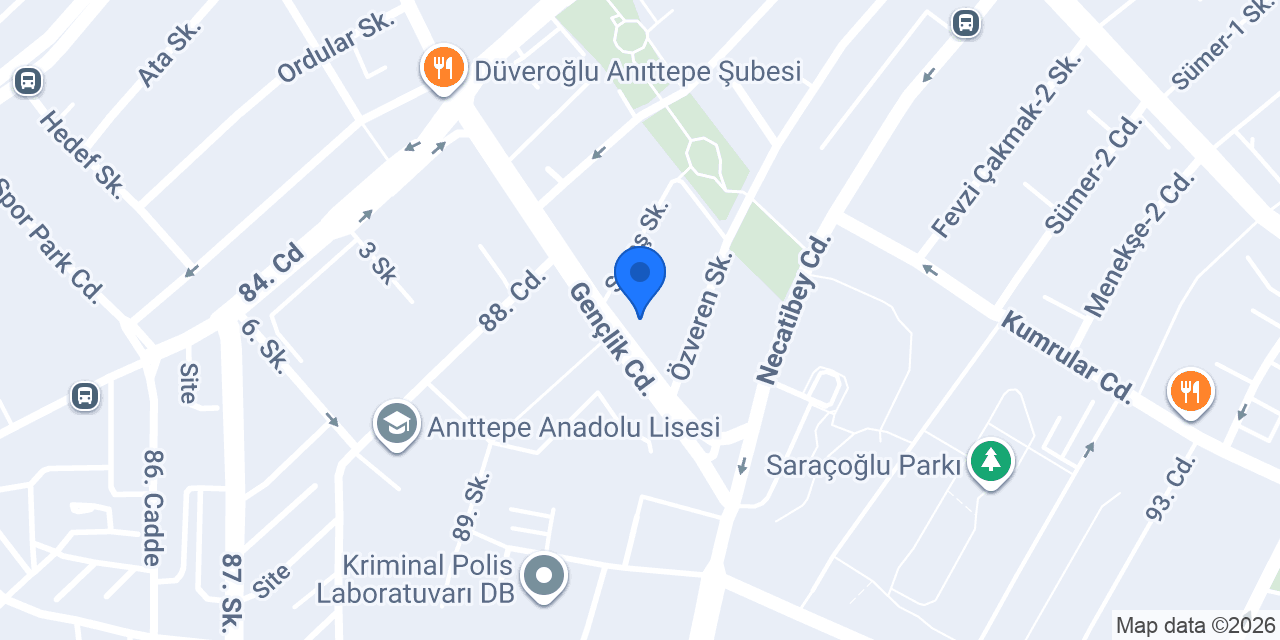 Ankara Karmen Çiçekcilik konumu