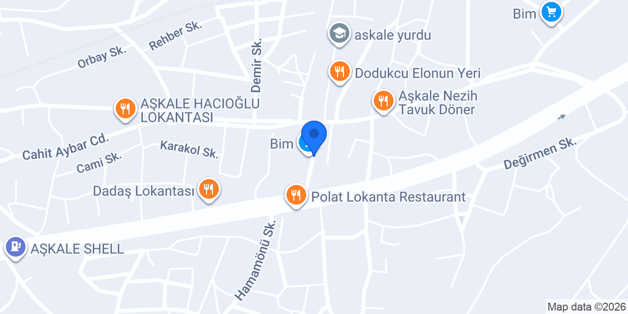AŞKALE TAKSİ (MUSTAFA TAYAN) konumu