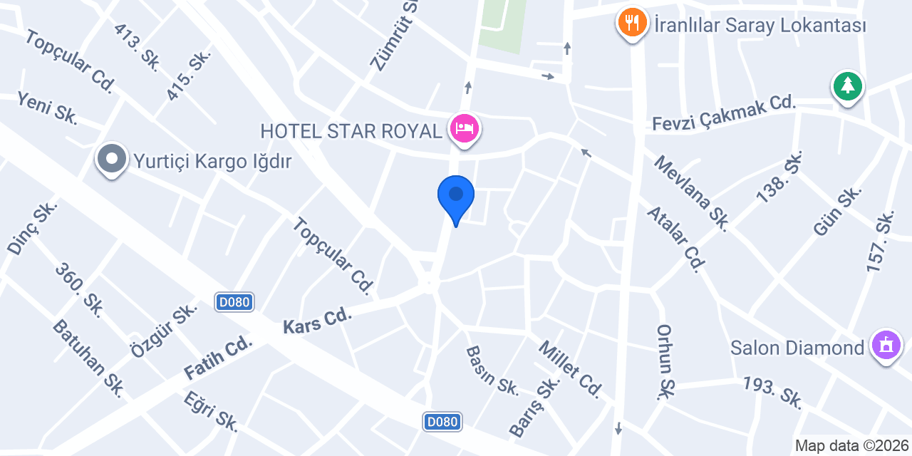 IĞDIR 76 PSİKOTEKNİK DEĞERLENDİRME MERKEZİ konumu