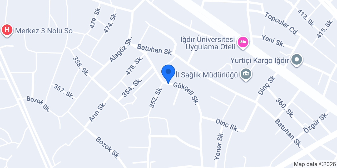 Ülküm mobilya konumu