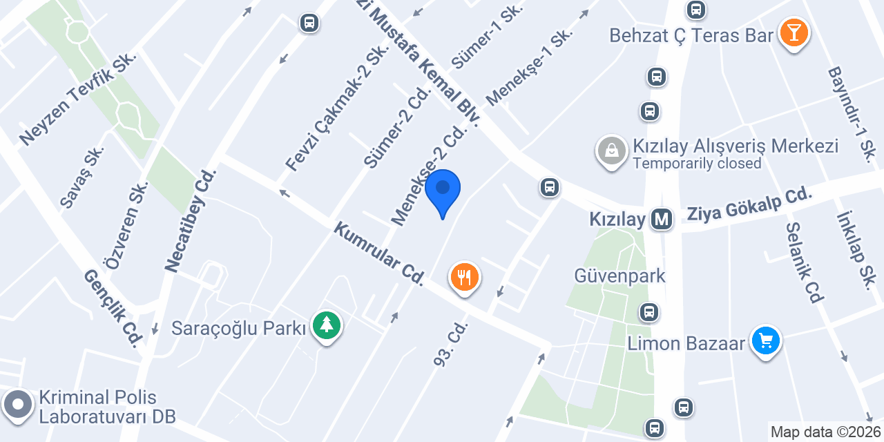 شركة النجم أنقرة والعراق Al Najim Turizm konumu