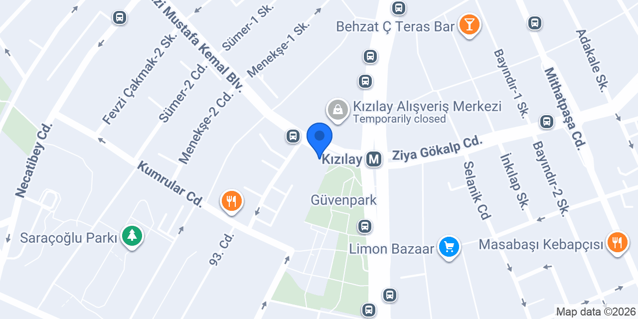 Coffee 1919 Kızılay konumu