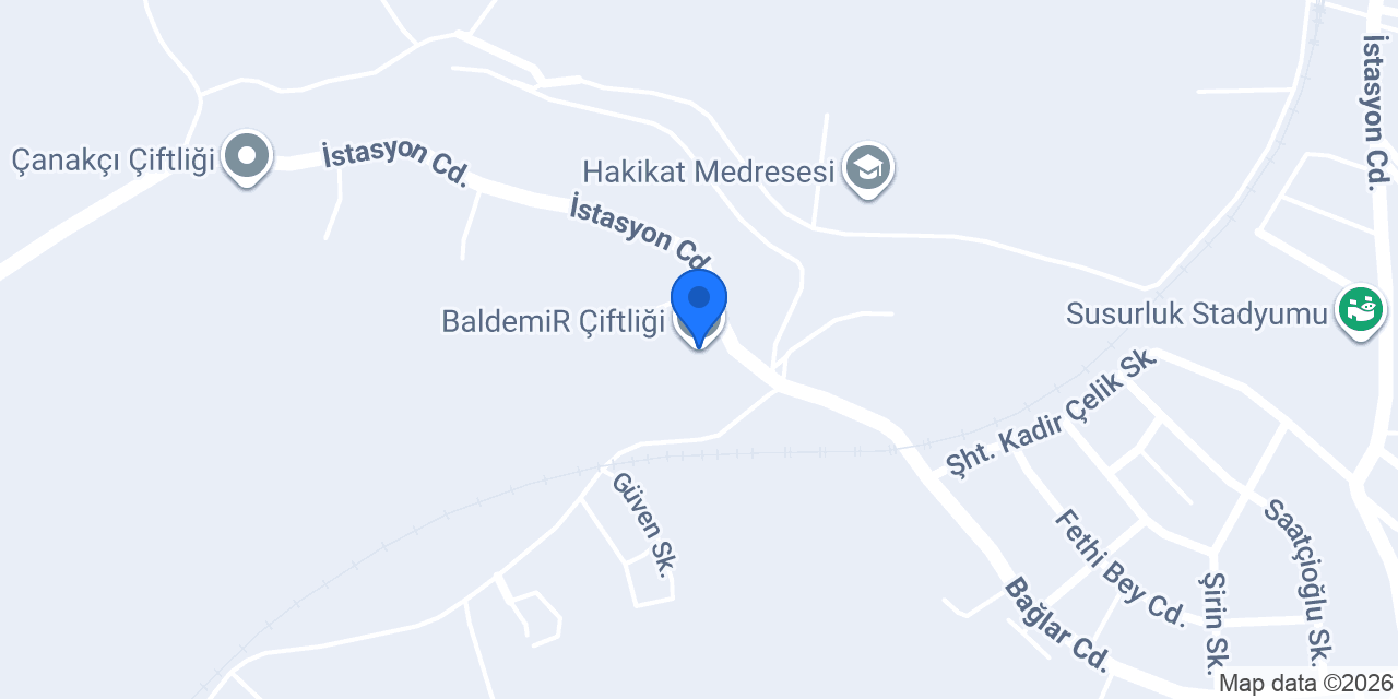 BaldemiR Çiftliği konumu