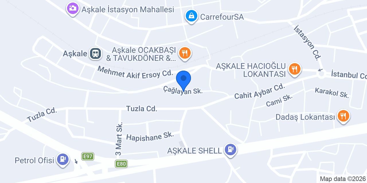 Aras Bayan Kuaförü konumu