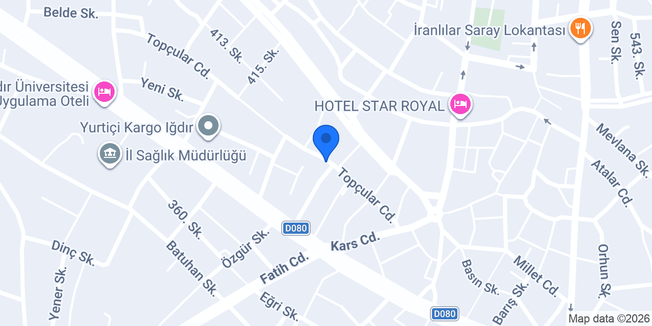 Minik Dostlar Petsop konumu