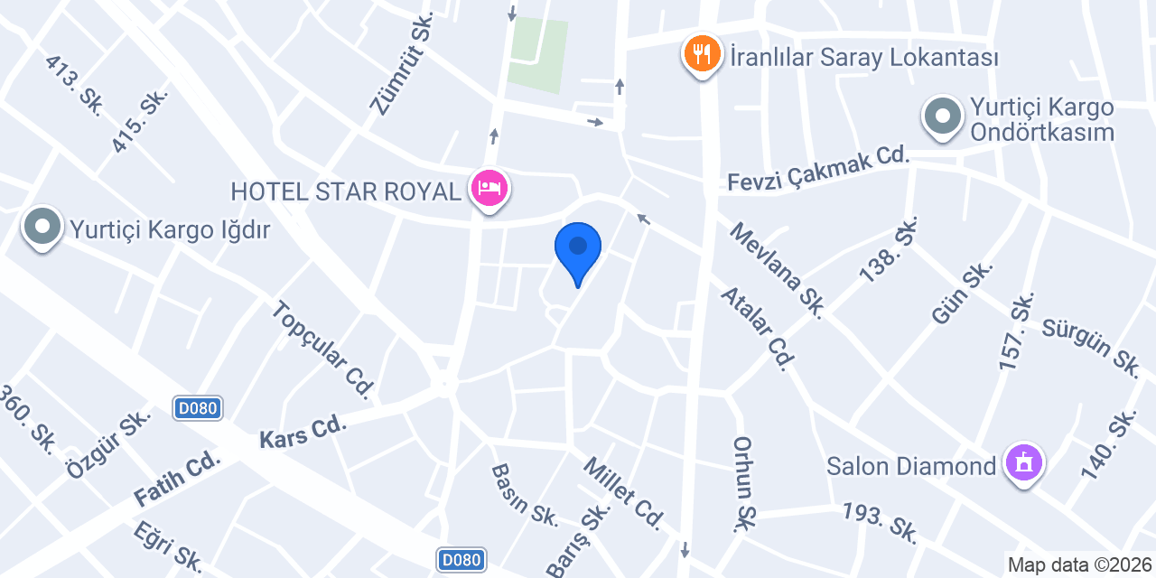 Turan Kuyumculuk konumu