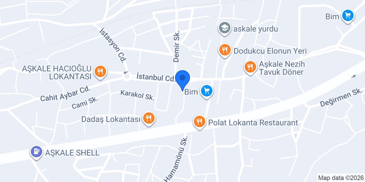 Çiğköfteci Ömer usta konumu