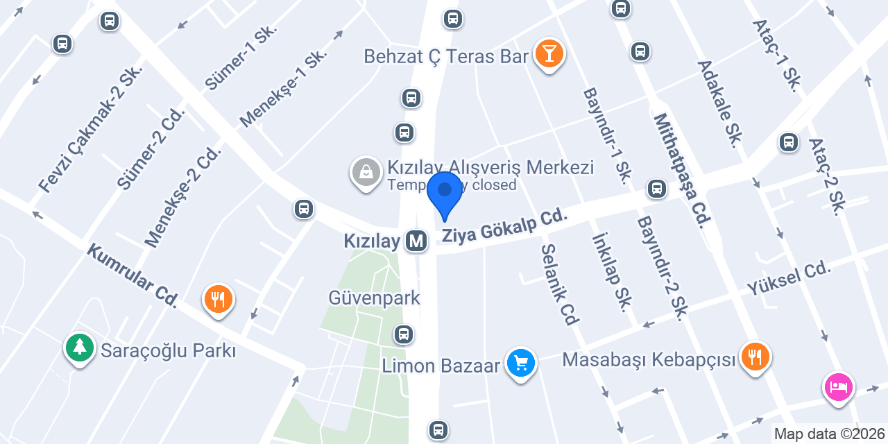 Damla terzi konumu