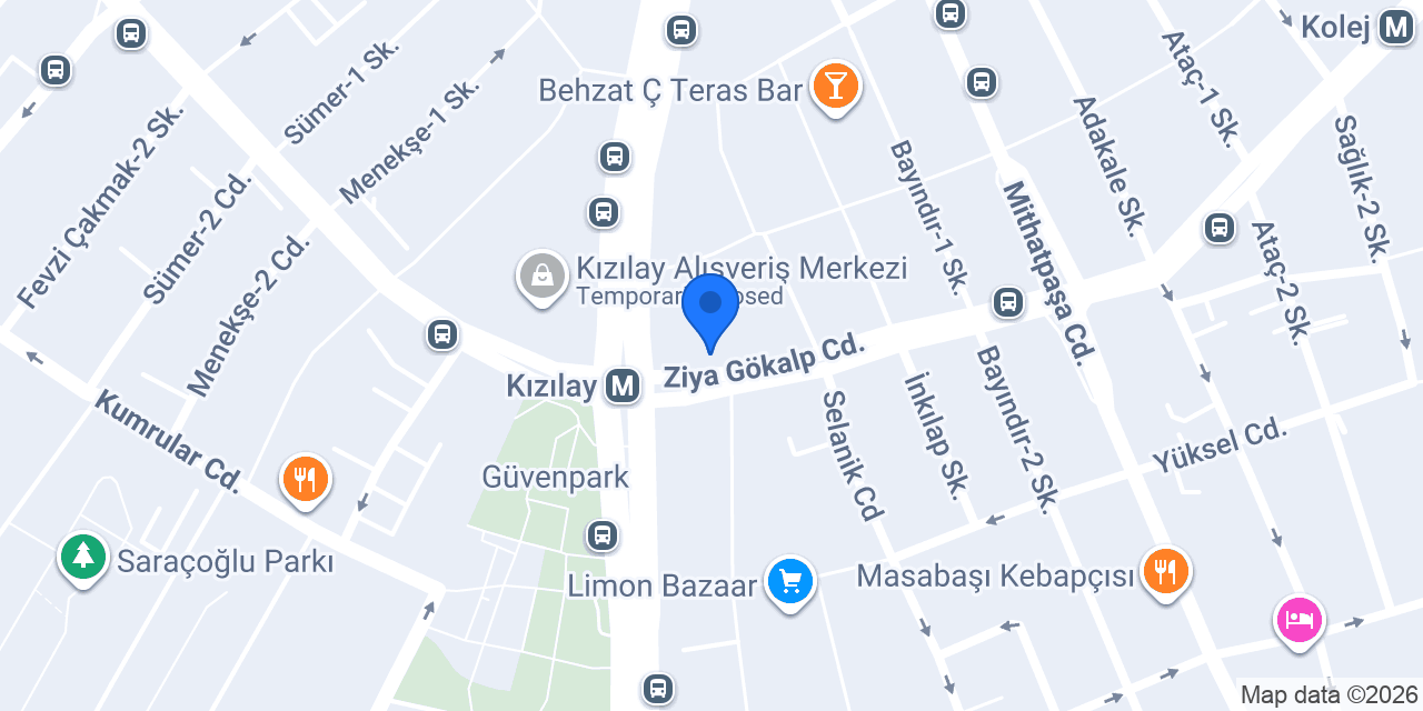 Kırkayak konumu