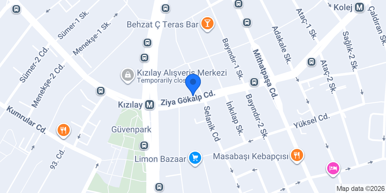 Yüksel konumu