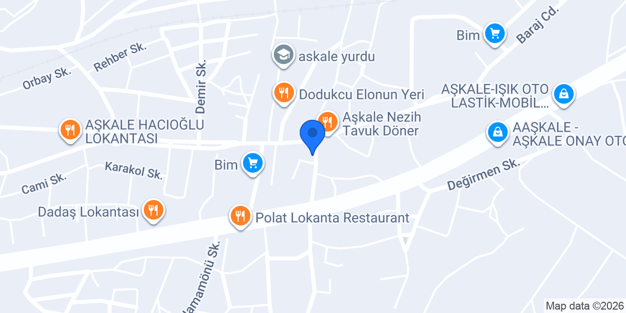 Aydın Veteriner Kliniğini konumu