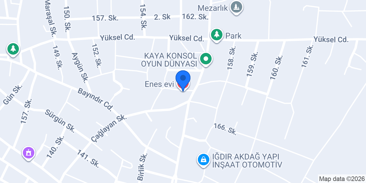Enes evi konumu
