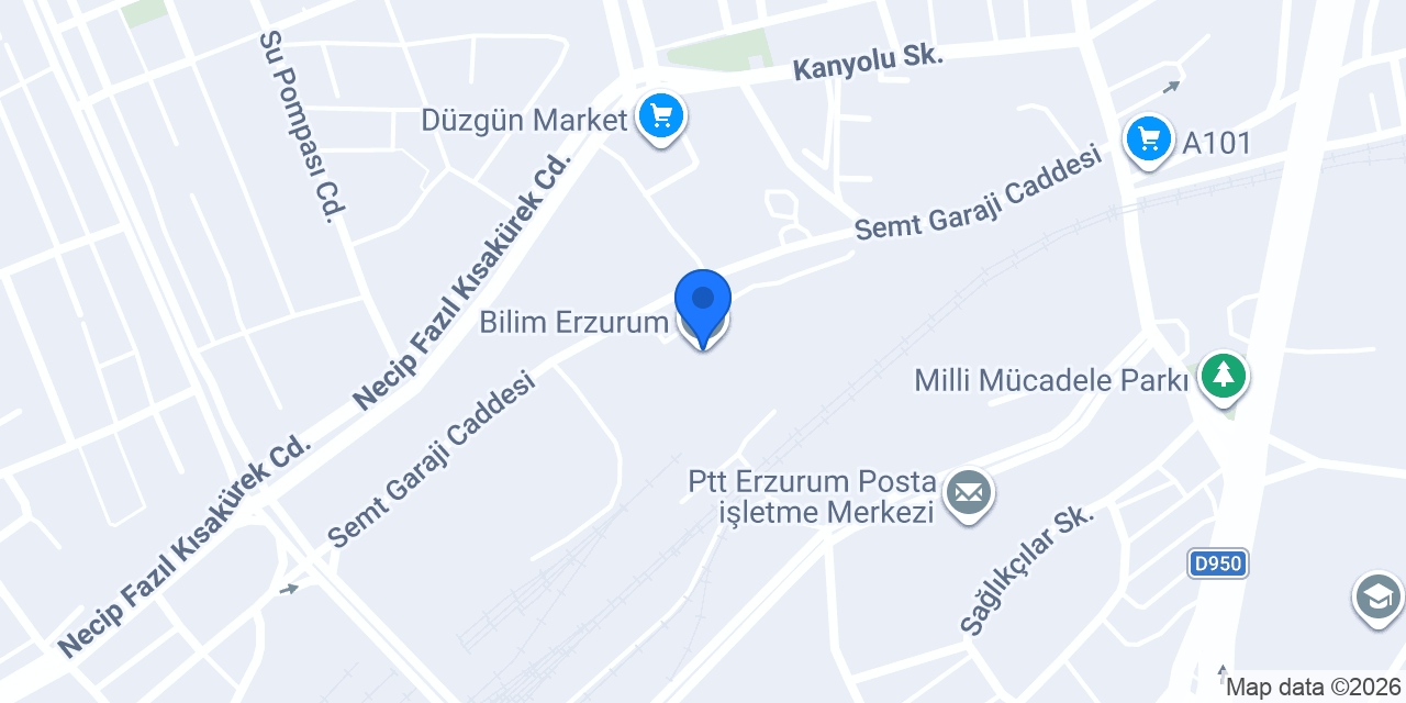 Bilim Erzurum konumu