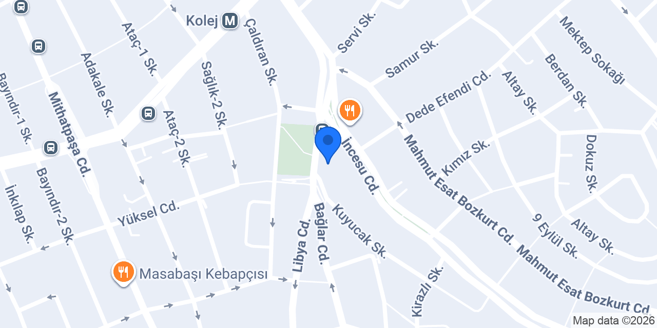 M & R Erkek Kuaförü konumu