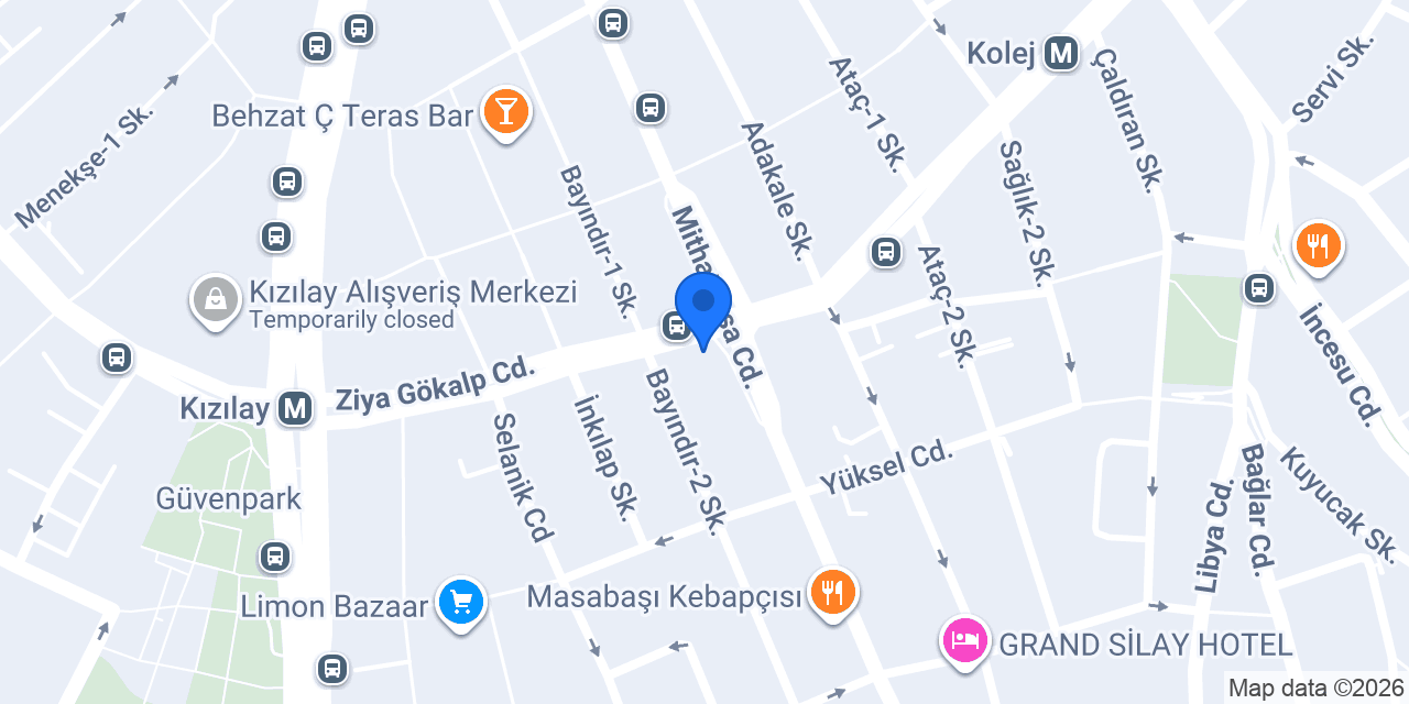 Diş Hekimi Birsel Bayam Bedir konumu