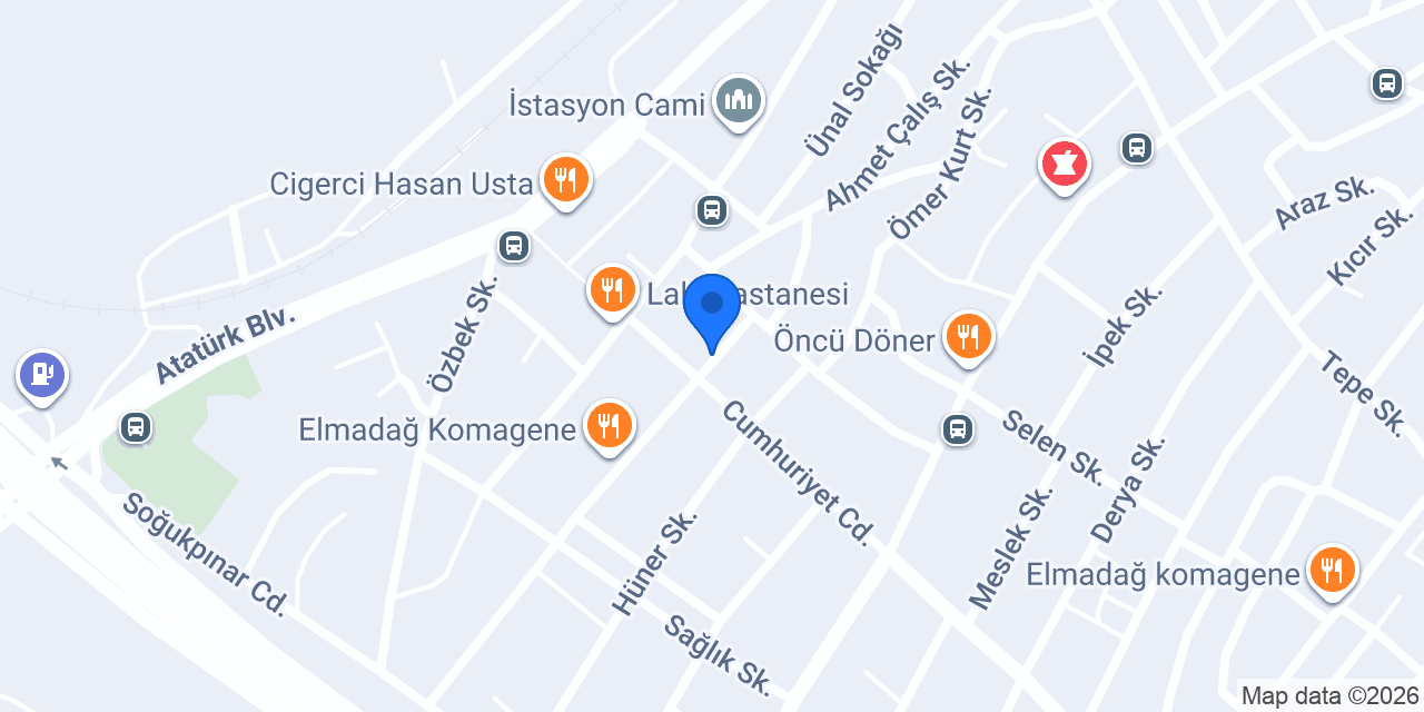 AKDULUN’S KUMAŞ EVİ konumu