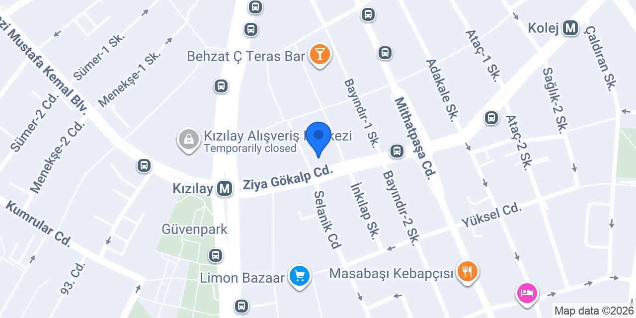 Palmet Tours konumu