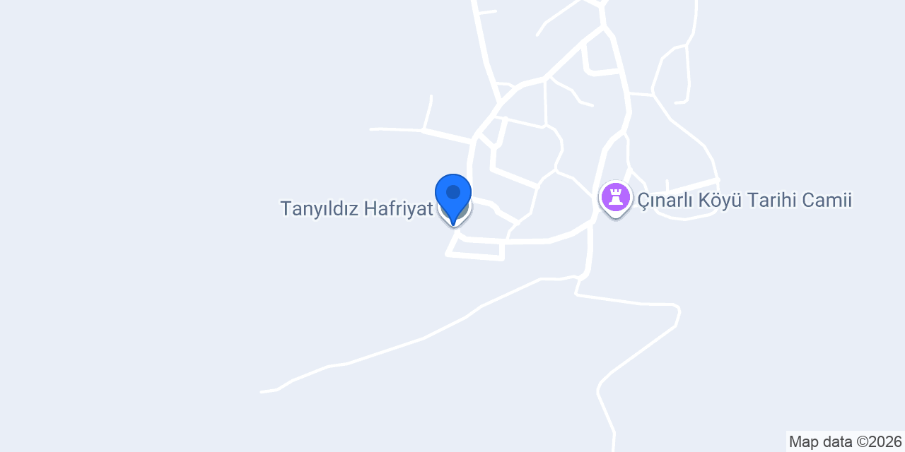 Tanyıldız Hafriyat konumu