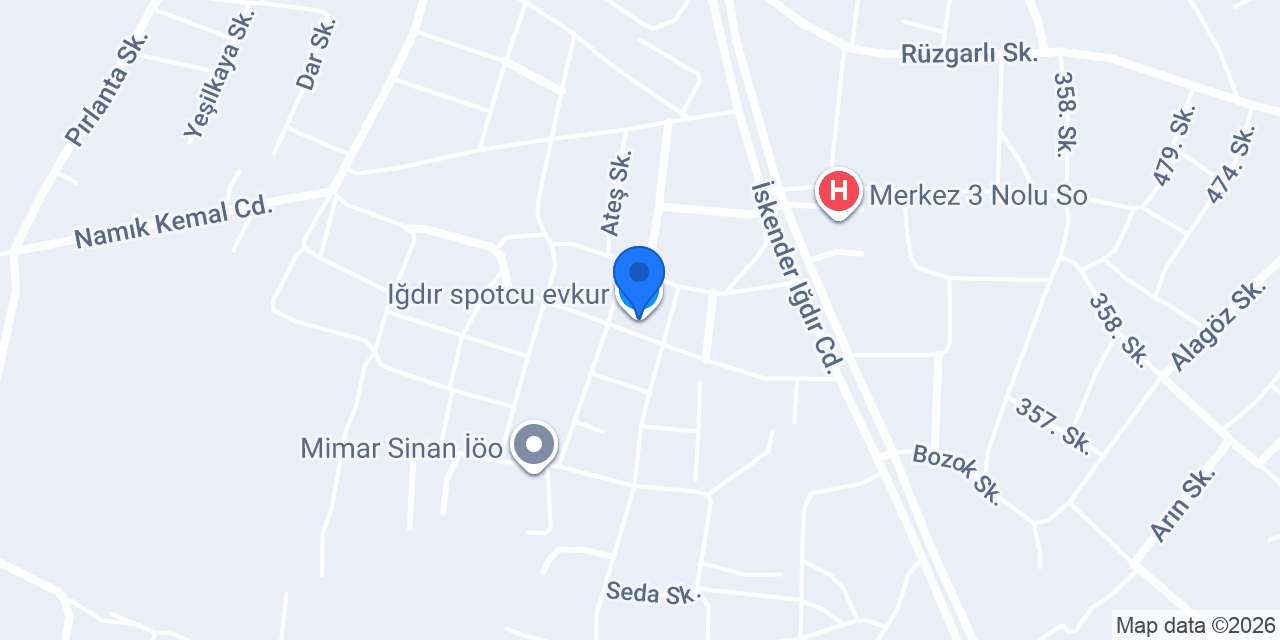 Iğdır spotcu evkur konumu