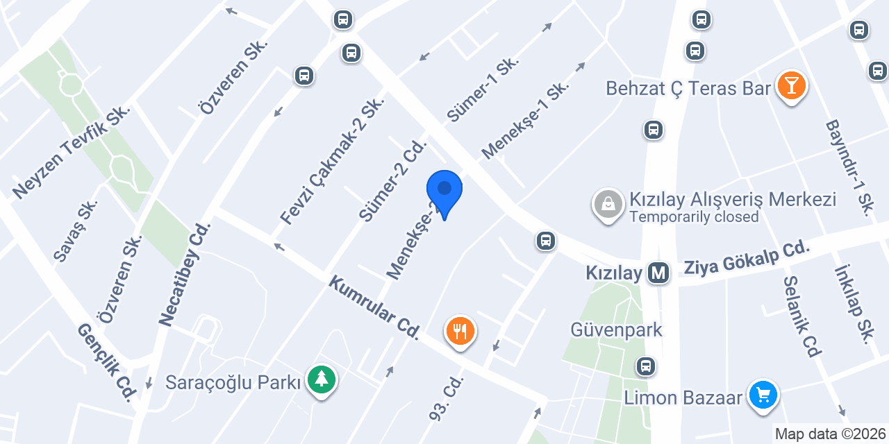 Kızılay Medikal konumu