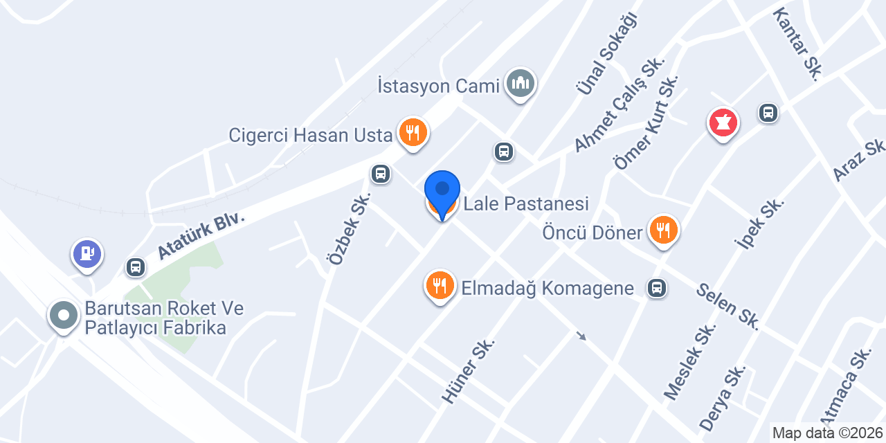 Lale Pastanesi konumu