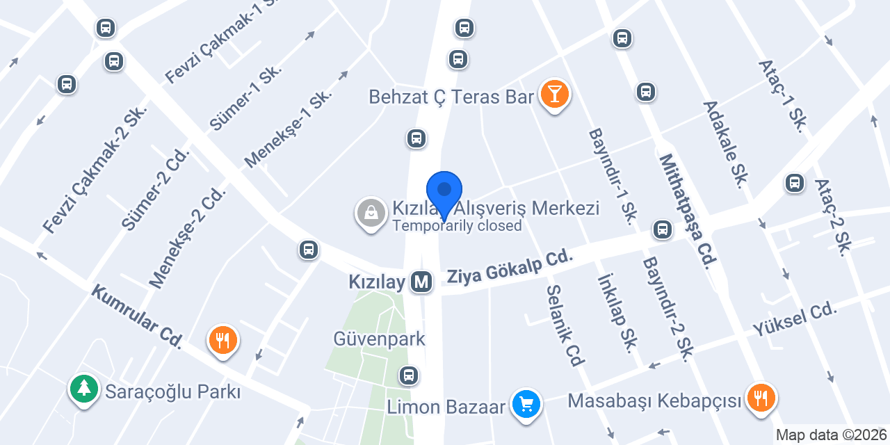 Jolly Tur - Kızılay konumu