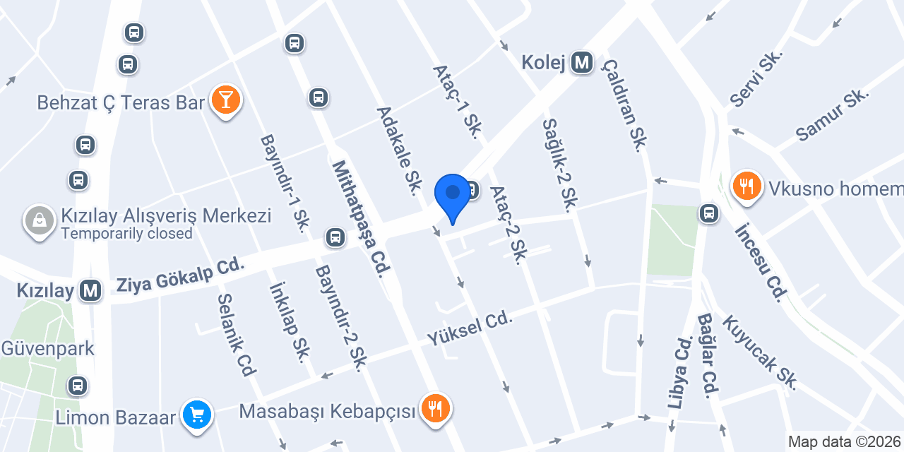Ankara Diş Deposu Poyraz Diş konumu