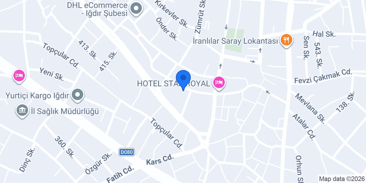 Edebiyat kitapevi konumu