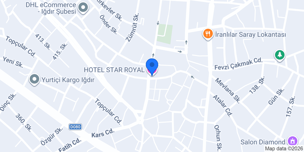 HOTEL STAR ROYAL konumu