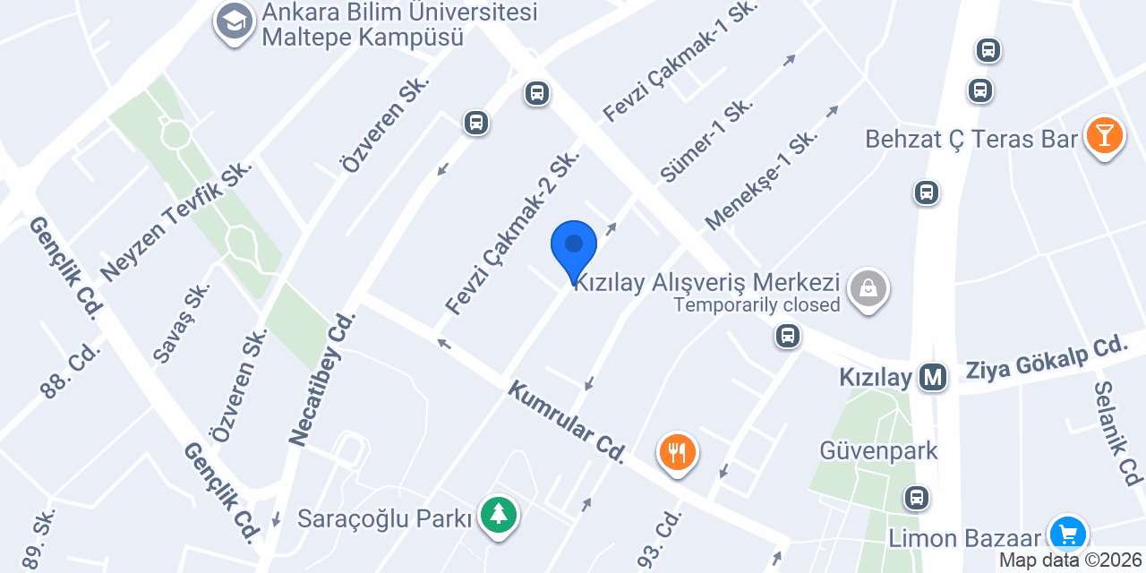 Ankara Klinik Psikolog Sena Şümür konumu