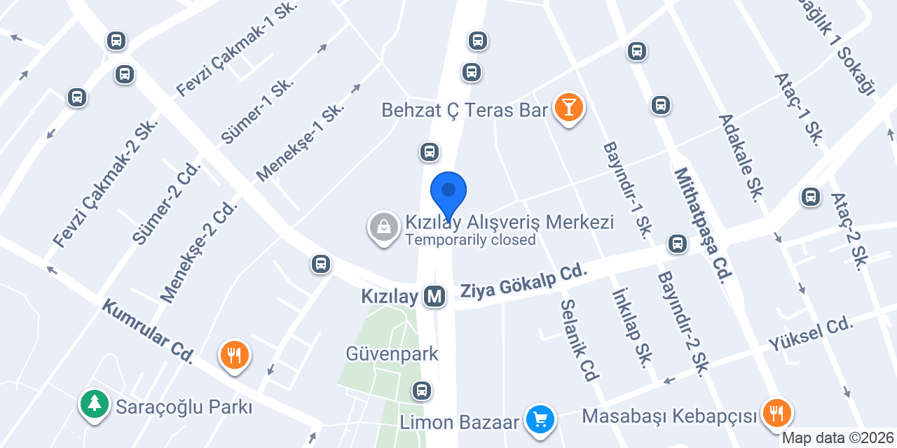 Oraldent Diş Polikliniği konumu
