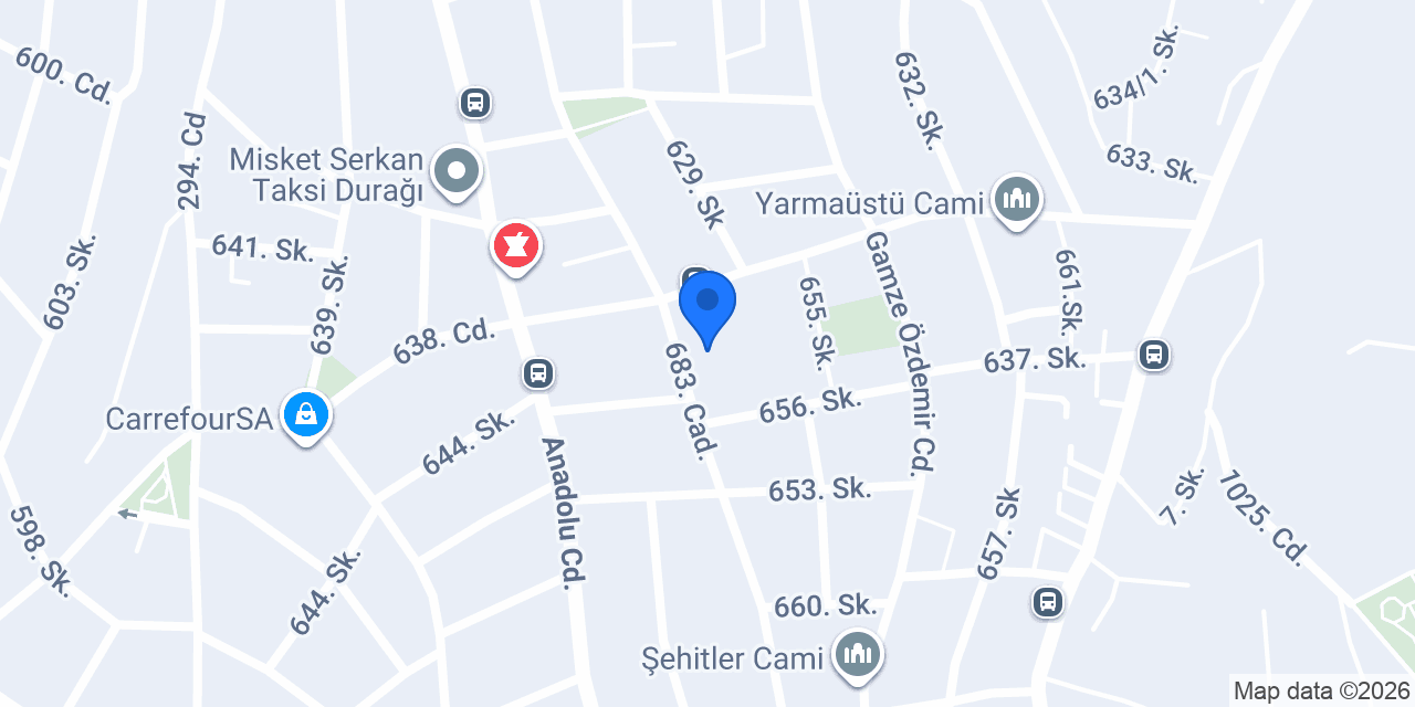 TÜRBAN TESETTÜR KUAFÖR konumu