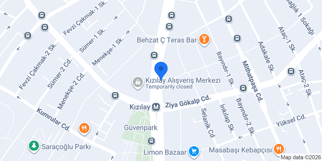Anıl Tur - Kızılay Ofis konumu