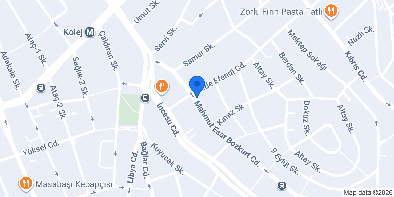 Boyraz Unlu Mamülleri konumu