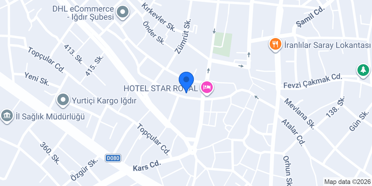 Yeşil tesisat Iğdır konumu