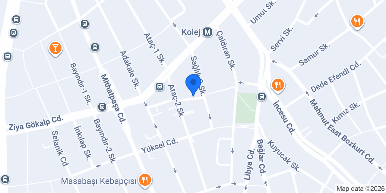 Uğur Saç Tasarım Merkezi konumu