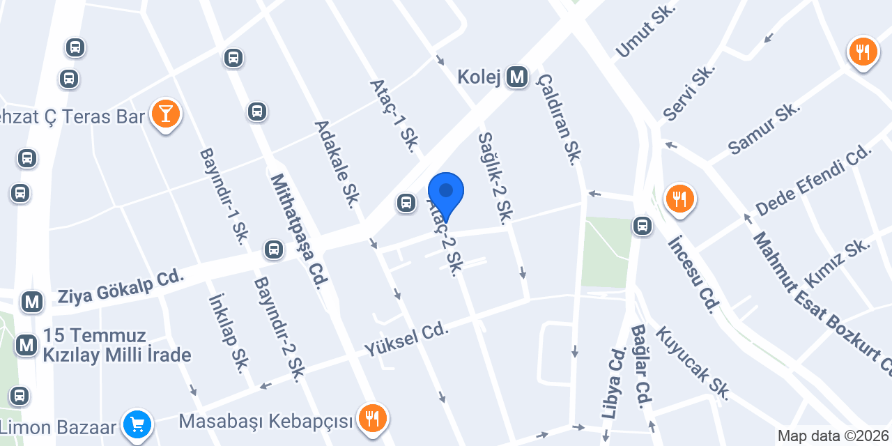 Çağatay Diş Deposu konumu