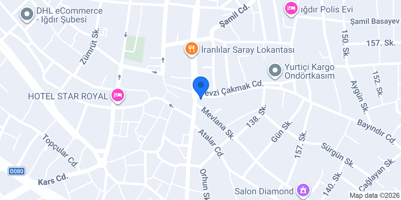Aydamak çiğköfte ığdır konumu