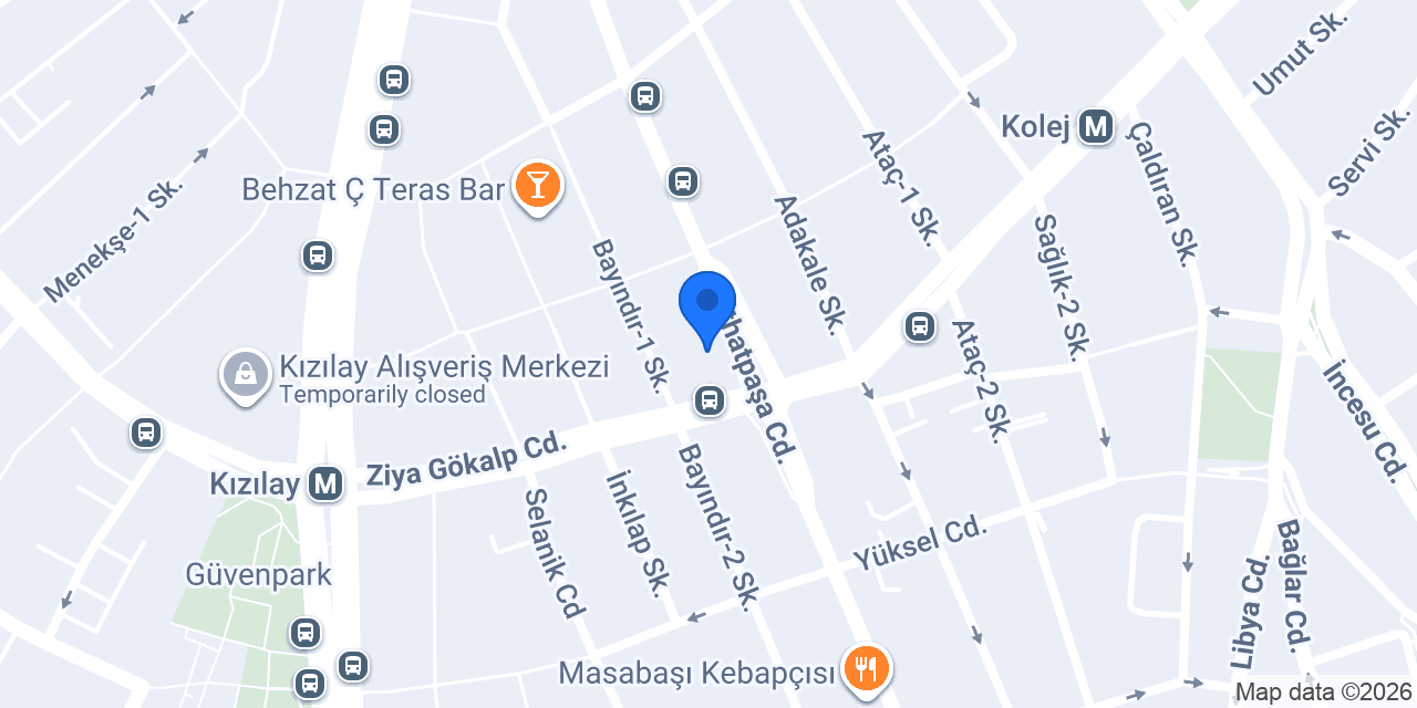 Mengütaş Dil Okulu / Language School konumu