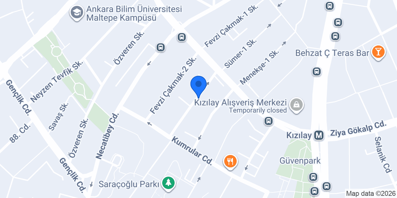Serap Sürücü Kursu konumu