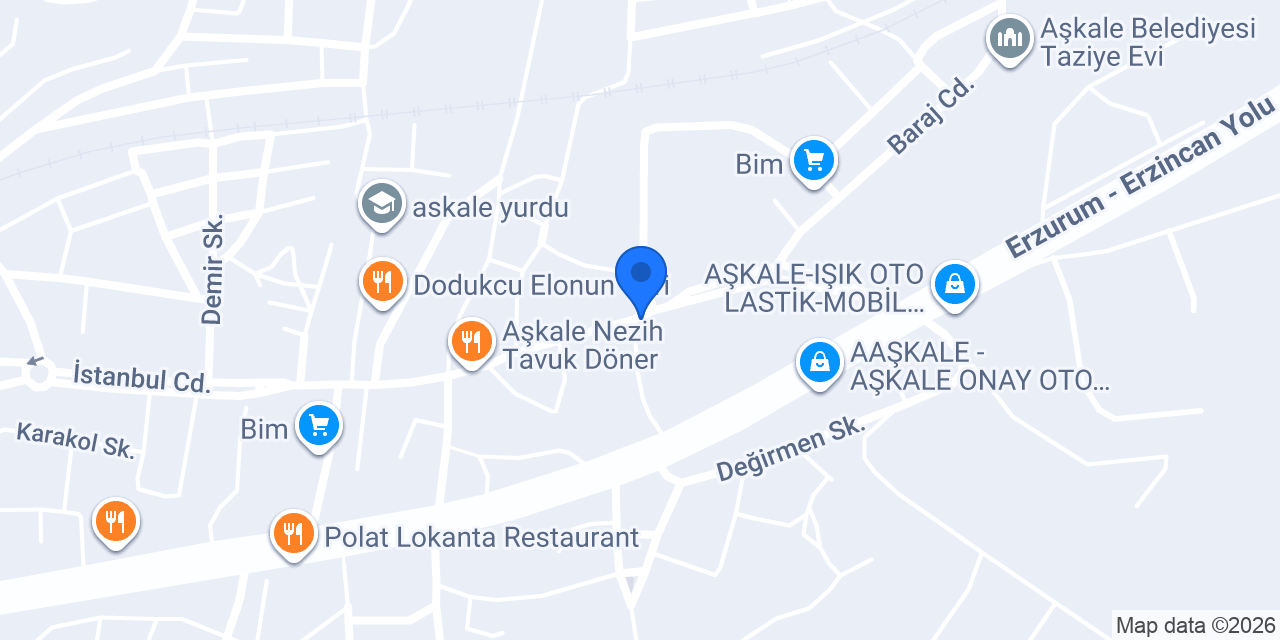 Faz cafe Aşkale konumu
