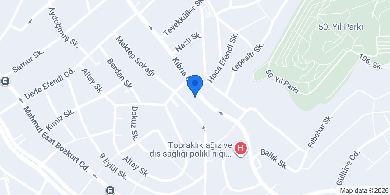Kasap Kocaoğlu -Topraklık Şube konumu