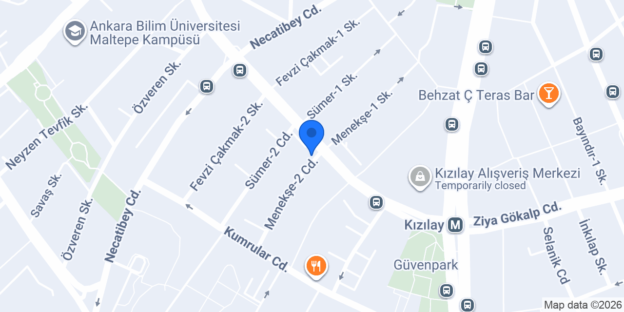 Menekşe Taksi konumu