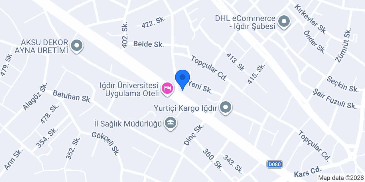 Şanlıoğlu 34 Kebap Lahmacun konumu