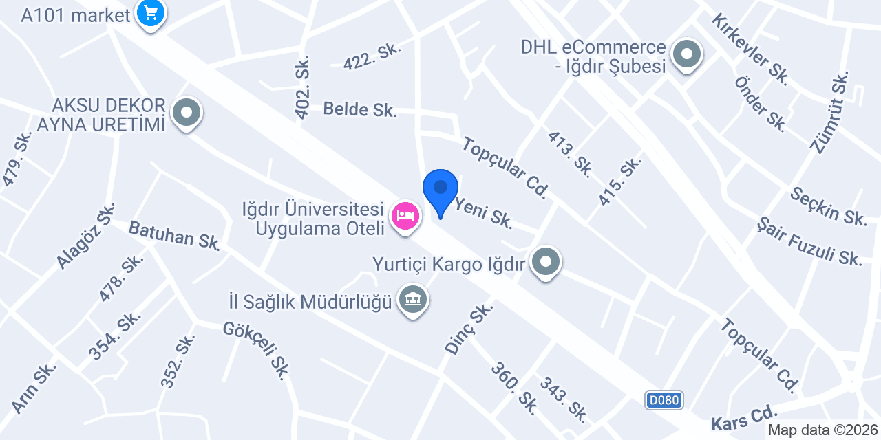 Alo Döner konumu