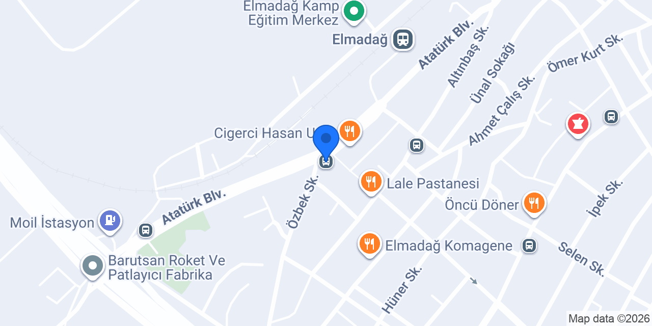 Tarım İlçe Müdürlüğü konumu