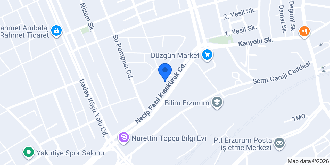 NET YAPI A.Ş konumu
