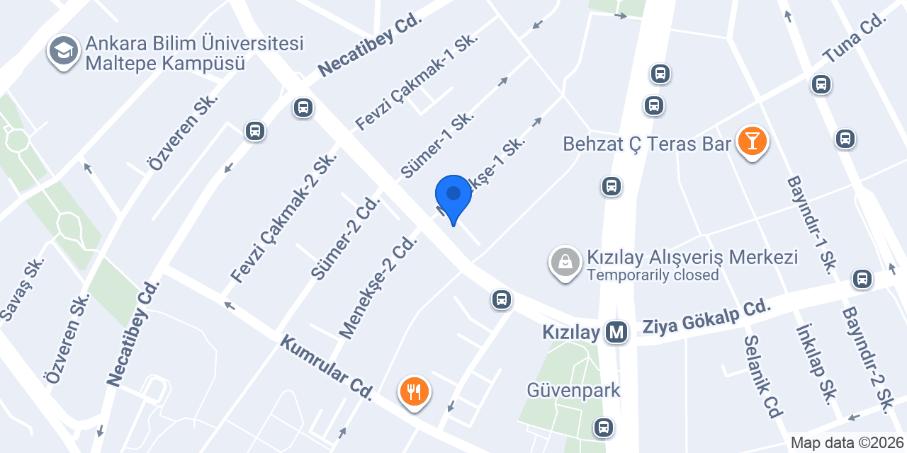 Coffee De Madrid GMK Bulvarı konumu